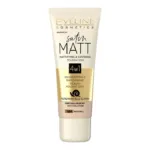 Eveline Satin Matt Mattifying &Amp; Covering Foundation 103 Natu