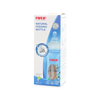 Farlin Baby Feeding Bottle Natural 6M+360ML NF-806