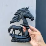 Horse Sculpture Wall Decor Piece