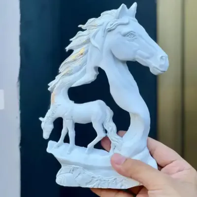 White Horse Sculpture