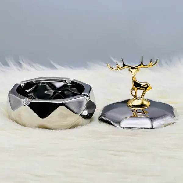 Deer Bedside Ceramic Ashtray