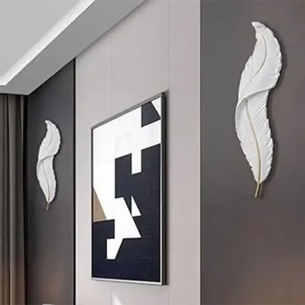 Feather Light Wall Decor