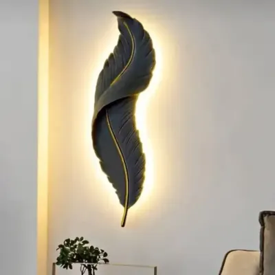 Led Feather Light Black