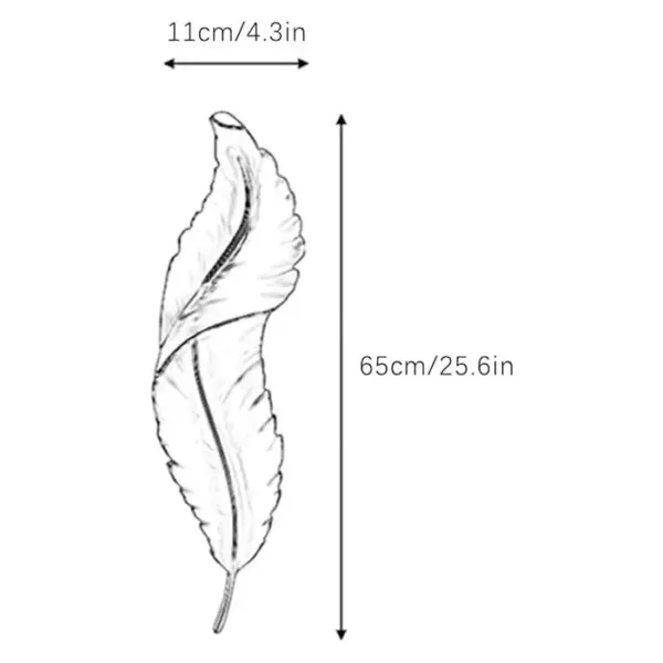 Led Feather Light Wall Decor