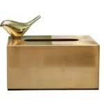 Luxury Gold Sparrow Tissue Box In Pakistan