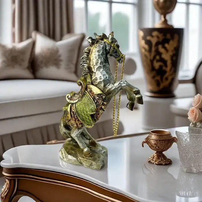 Standing Resin Horse Statue