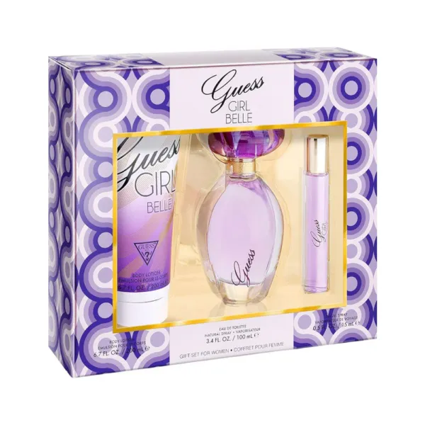 Guess Girl Belle Gift Set For Women 3 Pcs