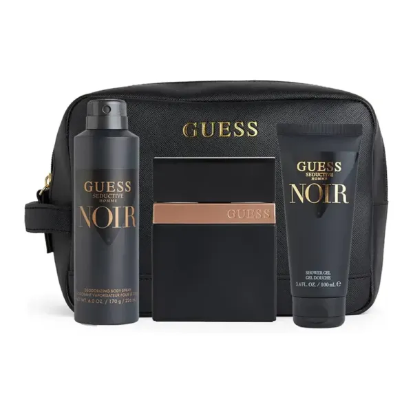 Guess Seductive Noir Gift Set For Men 4 Pcs