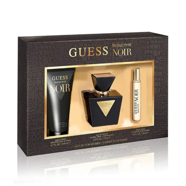 Guess Seductive Noir Gift Set For Women 4 Pcs